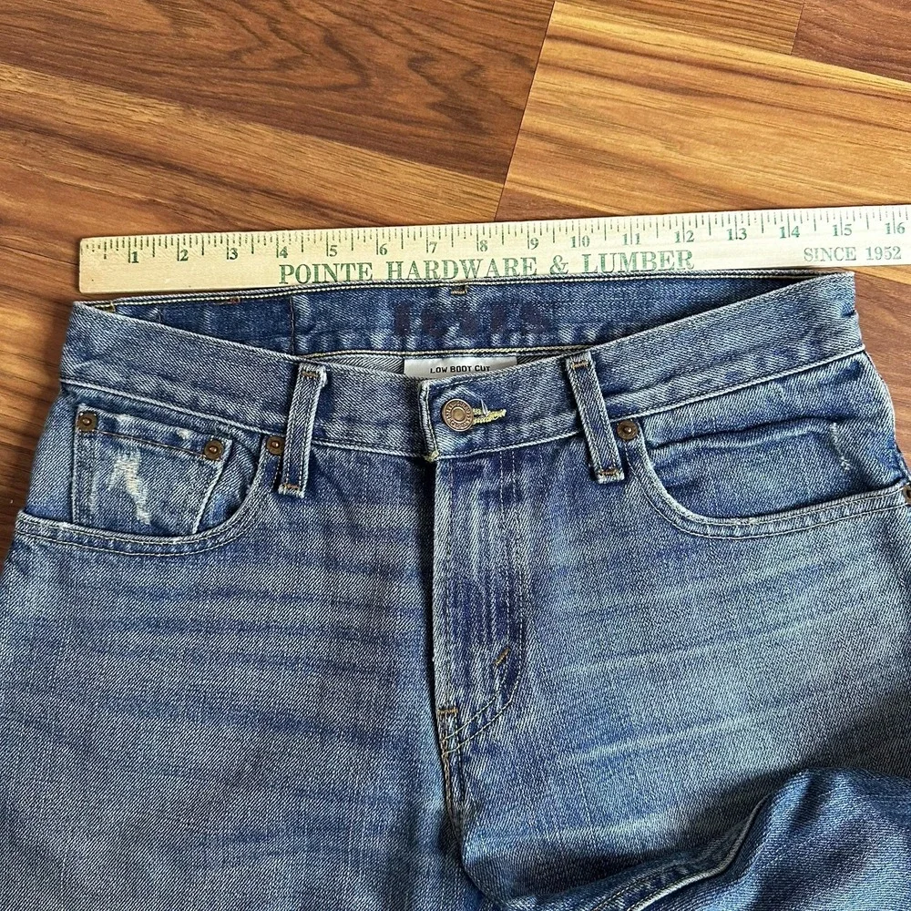 Vintage Y2K Levis 527 Jeans Mens 29x30* Low Rise Bootcut Cowboy Denim Wash Faded